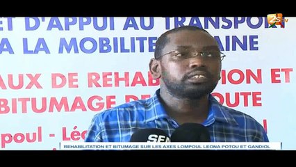 RÉHABILITATION ET BITUMAGE SUR LES AXES LOMPOUL LEONA POTOU ET GANDIOL