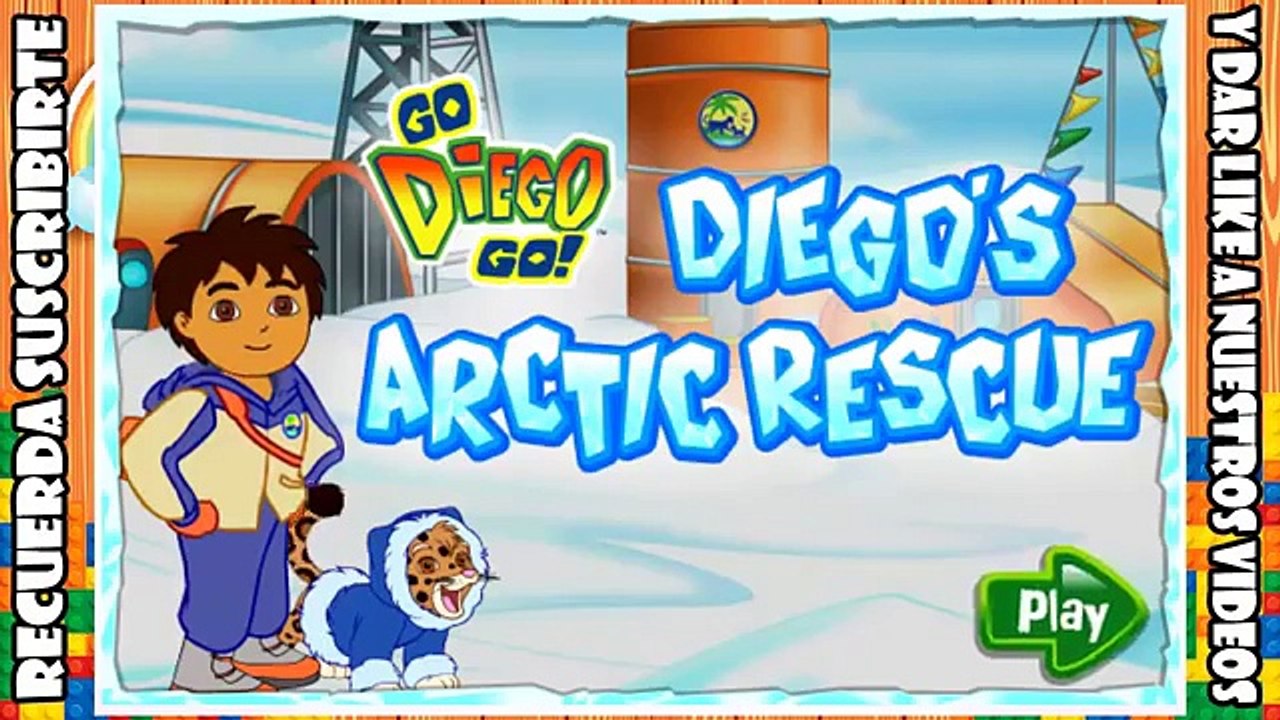 Go Diego Go, capitulo completo Español - Ingles, Go Diego Go Rescate en el Artico videojuego