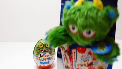 Kinder Überraschung Maxi Ei & Kuschelmonster Kinder Maxi Mix Schokolade - Monster Edition