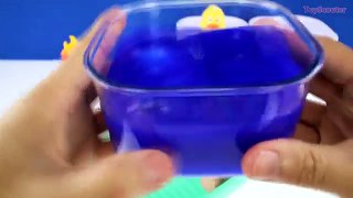 BABY DOLL BATH TIME SLIME! Learn Colors w/ Inside Out Ooze Toy Surprises - Kids Preschool