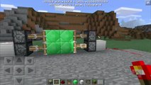 HOW TO BUILD AUTOMATIC DOOR - 0.15.0 - Minecraft PE (Pocket Edition)