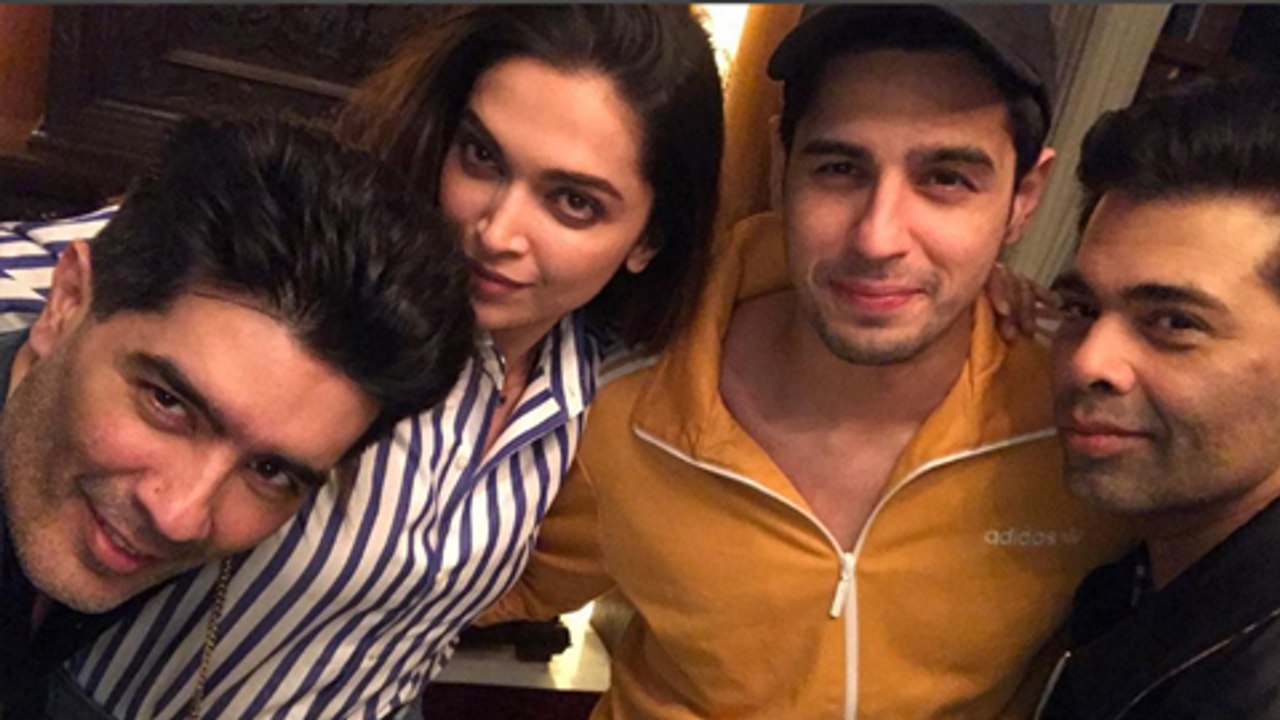 Deepika Padukone And Sidharth Malhotra Meet Karan Johar | For A Film?