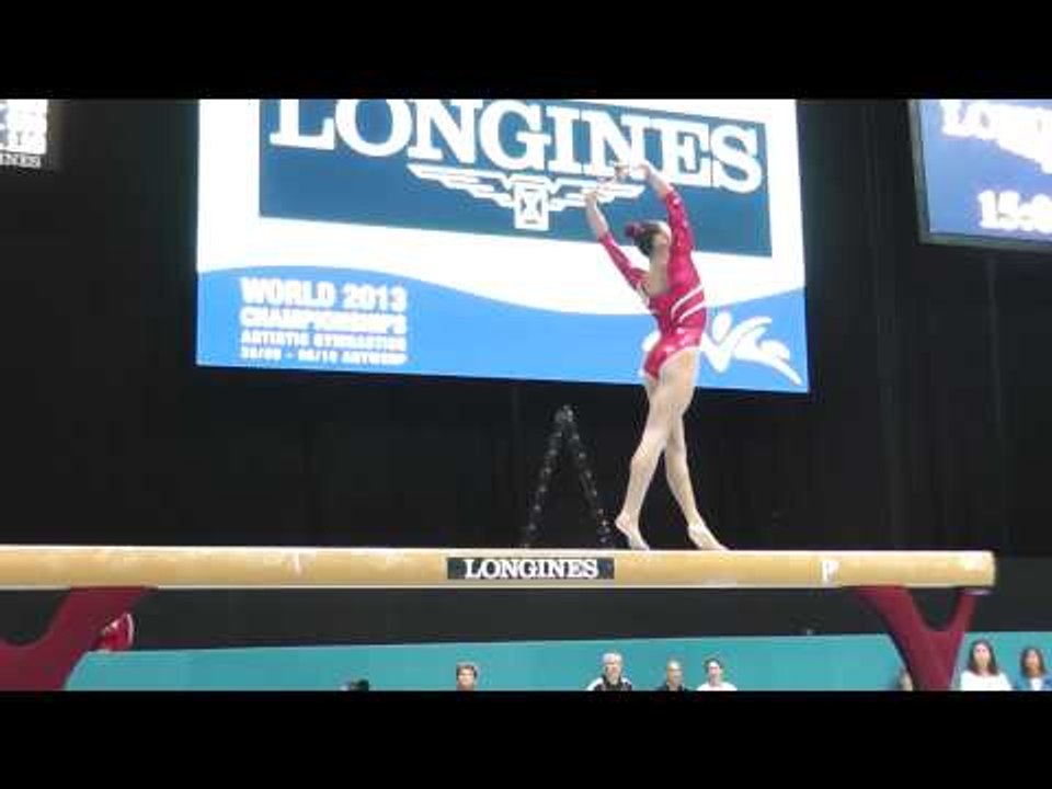 Kyla Ross - Balance Beam - 2013 World Championships - Podium Training