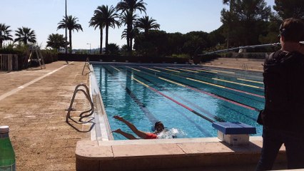 Le premier baiser de Florent Manaudou devant une caméra à Antibes (2)