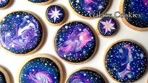 How To Decorate Galaxy Cookies With Royal Icing!