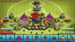Clash of Clans - 2 Air Sweepers! TownHall9 Trophy Troll Trap Base - Themis