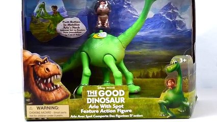 The Good Dinosaur Movie Arlo Apatosaurus and Spot Action Figures - Dance Party - Kid Friendly Toys