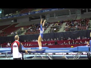 Charlotte Drury - Compulsory Routine - 2013 World T&T Championships - Qualification