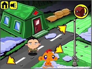 Monkey Happy Stage 38 - Army Base Walkthrough Hints
