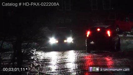 new USA Cars sliding and crashing down icy hill in the snow!