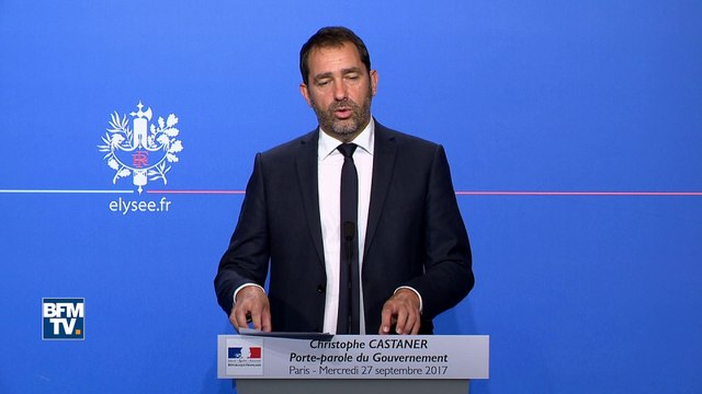 Christophe Castaner salue l'exemplarité de la politique du gouvernement par rapport à l'Europe