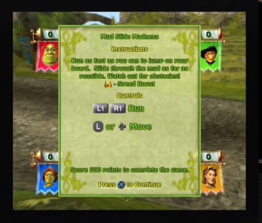 Shrek Carnival Craze: Mud Slide