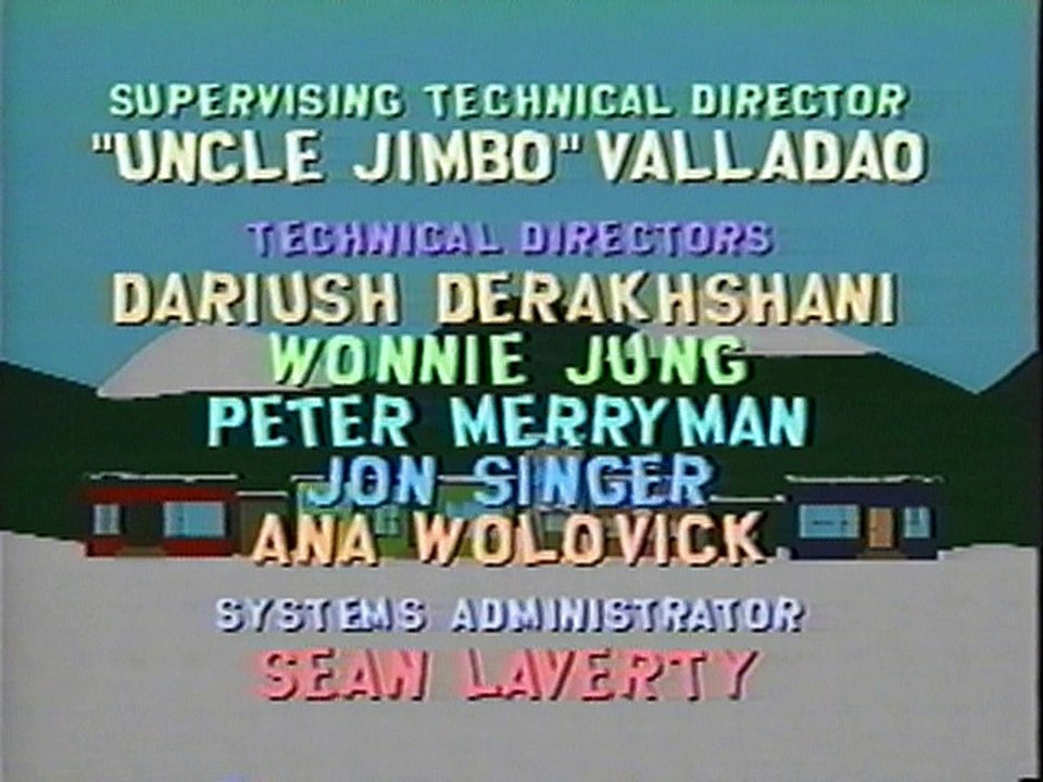 South Park Credits/Braniff/Comedy Central (1998)