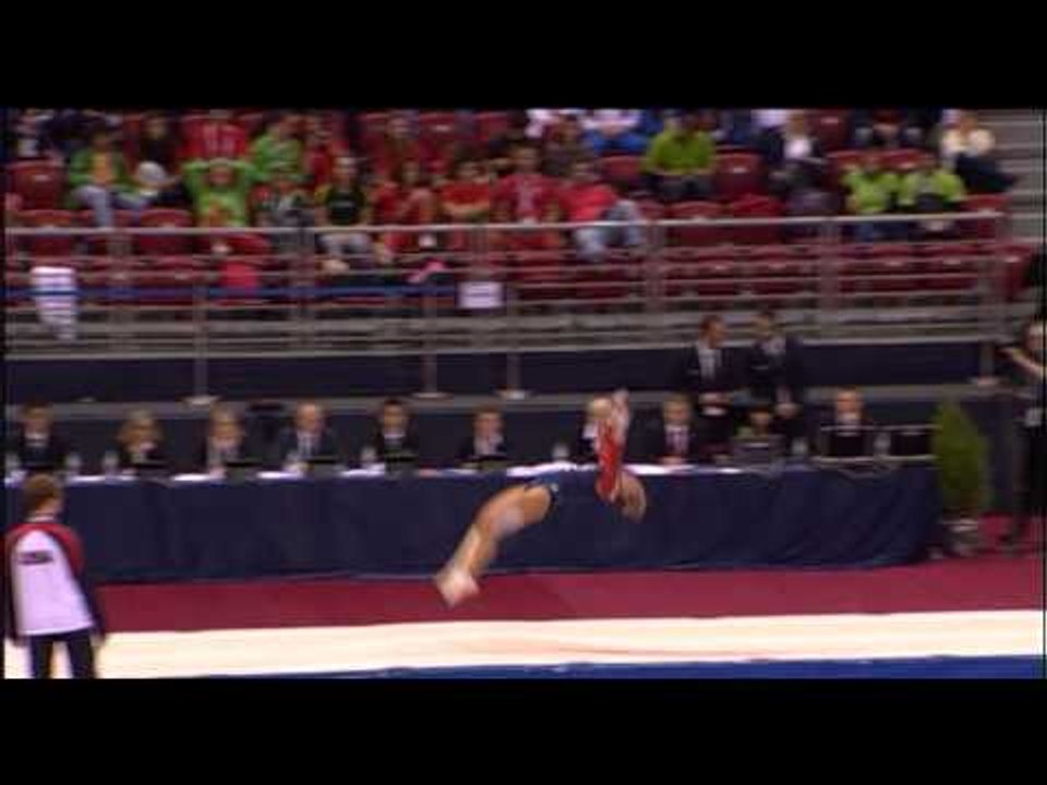Yulia Brown - Tumbling - Pass 1 - 2013 World T&T Championships - Finals