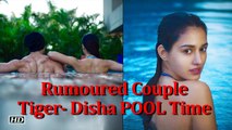 Rumoured Couple Tiger- Disha chilling in the POOL | Baaghi 2