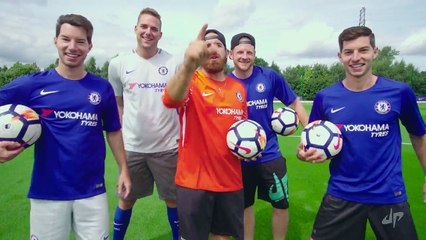 Soccer Trick Shots ft. Chelsea F.C. _ Dude Perfect