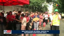 Mga empleyado ng MMDA, nakiisa National Earthquake Drill