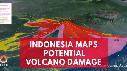 Indonesian officials map potential damage of Agung volcano