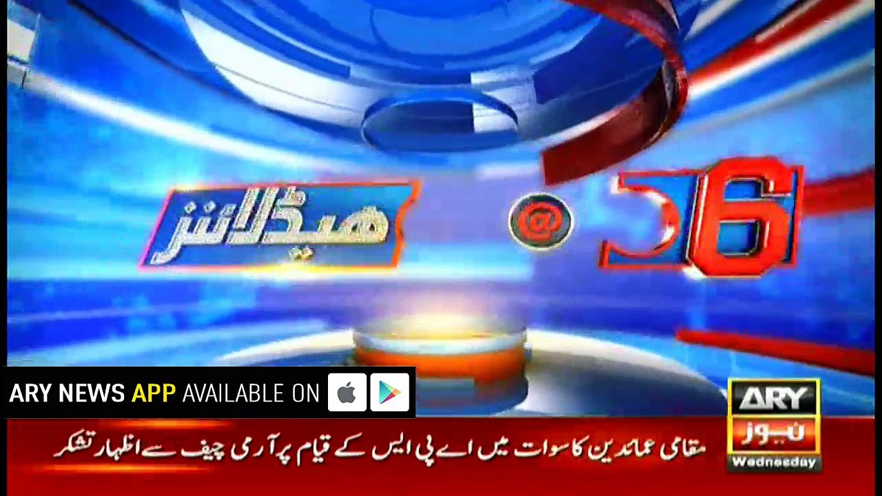 Headlines 1800 27th September 2017