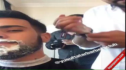 Rüzgar Erkoçlar'ın damat traşı