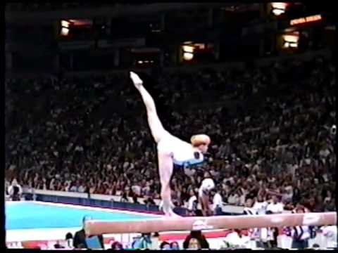 Amanda Borden - Compulsory Balance Beam - 1996 Olympic Trials