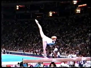 Amanda Borden - Compulsory Balance Beam - 1996 Olympic Trials