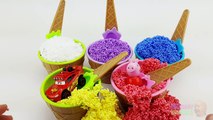 Learn Colours with Squishy Foam Ice Cream Cone and Toys - Learning Colors for Children!