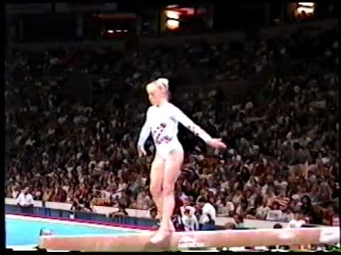 Jaycie Phelps - Compulsory Balance Beam - 1996 Olympic Trials