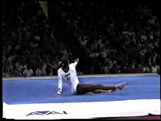 Andree Pickens - Compulsory Floor Exercise - 1996 Olympic Trials