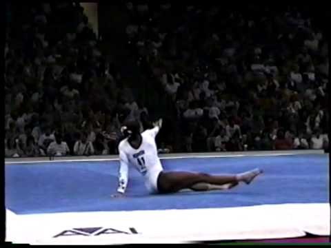 Andree Pickens - Compulsory Floor Exercise - 1996 Olympic Trials