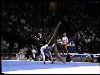 Mohini Bhardwaj - Compulsory Floor Exercise - 1996 Olympic Trials