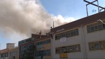 Ankara'da Medikal Malzeme İmalatı Yapan İş Yerinde Korkutan Yangın