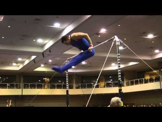 Danell Leyva -  High Bar  - 2014 Winter Cup Prelims