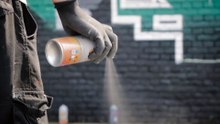 Antwerp City Drops graffiti