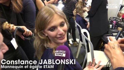 Constance Jablonski : "Il n'y a rien de plus féministe que de défiler en sous-vêtements" (exclu vidéo)