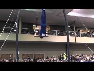 Danell Leyva - Still Rings - 2014 Winter Cup Challenge Finals