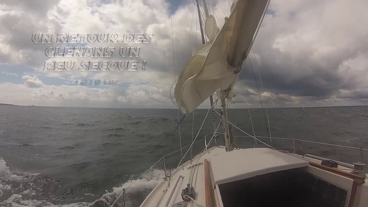 09/08/2017 Retour des Glénans mouvementé