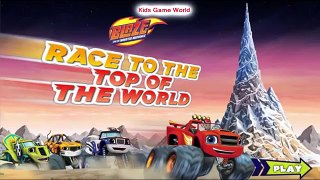 Blaze and The Monster Machines | Race to the Top of the World | Nick Jr Kids Games VIdeo :