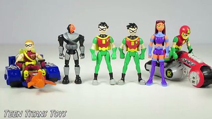 TEEN TITANS Toy Collection! Heres my full BAN DAI Teen Titans Collection