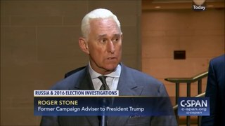 Roger Stone slams Russia Investigation after Closed Door Hearings