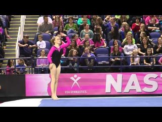 Mackenzie Brannan - Floor Exercise - 2014 Nastia Liukin Cup