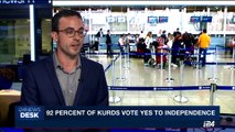i24NEWS DESK | 92 percent of Kurds vote YES to independence | Wednesday, September 27th 2017