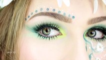 PRETTY HALLOWEEN Makeup | FLORAL FAIRY/Tumblr Festival look!