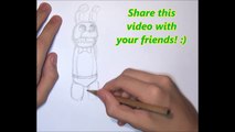 How To Draw Bonnie from Five Nights At Freddys ✎ YouCanDrawIt ツ 1080p HD FNAF