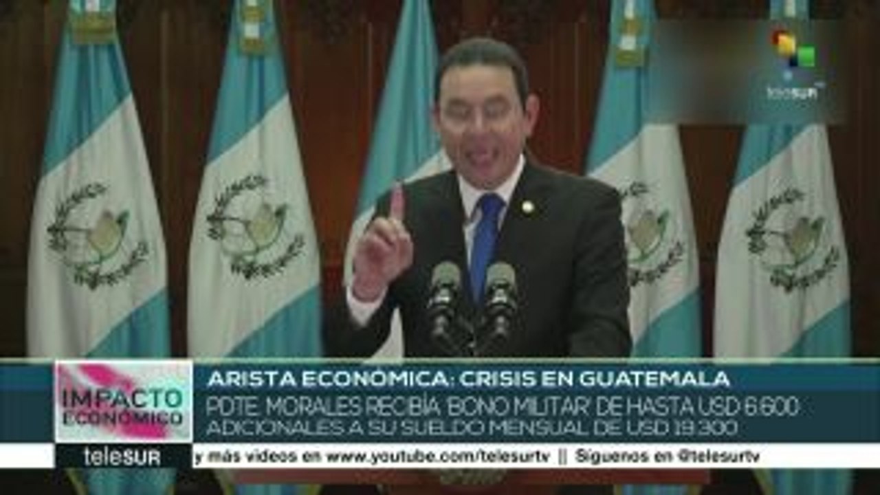 Guatemala: Jimmy Morales, entre corrupción y promesas incumplidas