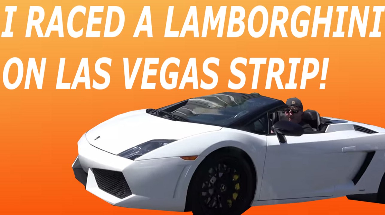 I RACED A LAMBORGHINI ON LAS VEGAS STRIP!