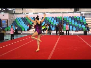 Kyla Ross - Floor - 2014 Pacific Rim Championships - Podium Training