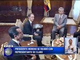 Presidente Lenín Moreno se reunió con representante de Claro