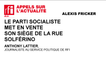 Le Parti socialiste met en vente son siège de la rue de Solférino
