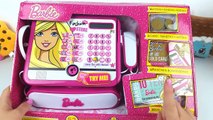 BARBIE FAZ COMPRAS NA CAIXA REGISTRADORA DA BARBIE OPEN BOX!! EM PORTUGUES